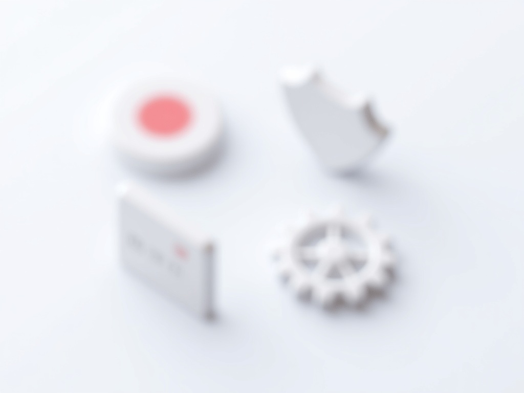 3D isometric icons representing SMM Panel selection criteria: Japanese flag for language support,...