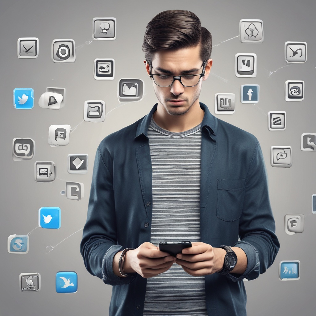 person looking disappointed and regretful while looking at their phone with low number followers....