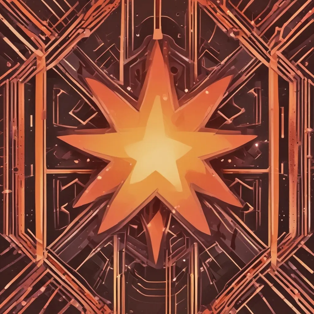 Background is gradient from yellow to orange. In center, large text 