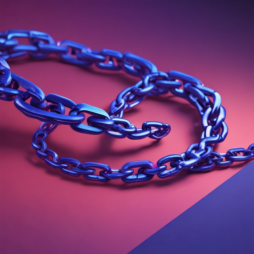 premium cinematic wide shot. Background is sophisticated gradient from deep blue to vibrant purpl...