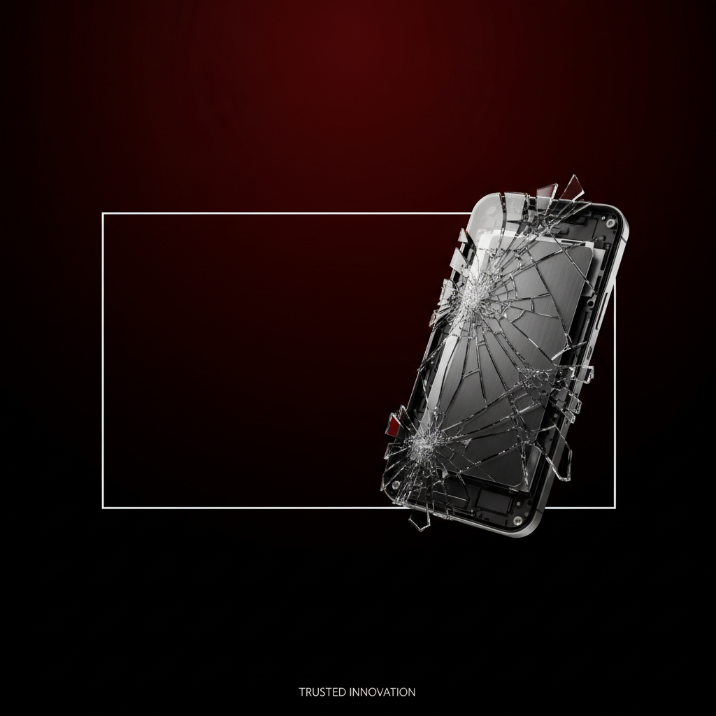 premium cinematic wide shot. Background is sophisticated gradient from dark red to black with abs...