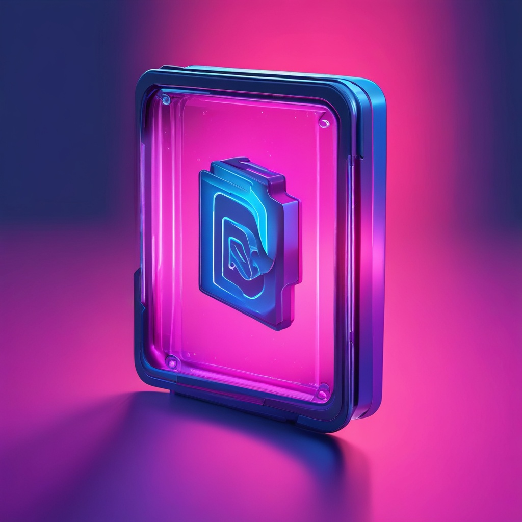 high-end commercial 3D render glossy 3D 'Bookmark' icon in center, slightly offset to Right to al...