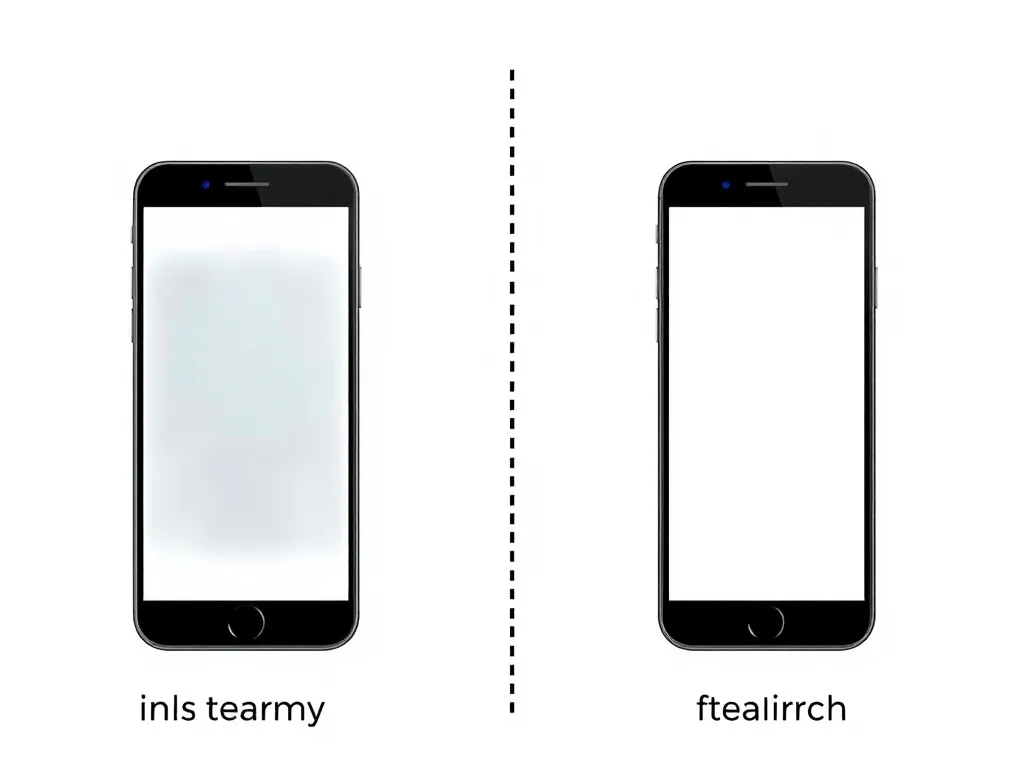 Comparison infographic style showing two smartphone screens. Left screen: blurry, fake-looking followers. Right screen: real Japanese followers.