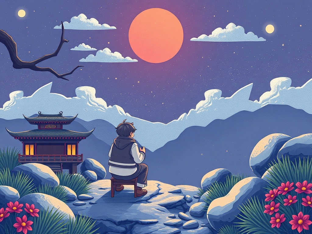 明るいスタジオでTikTokの動画アイデアを練る若いクリエイター。ホワイトボードにはたくさんのアイデアが書かれている。